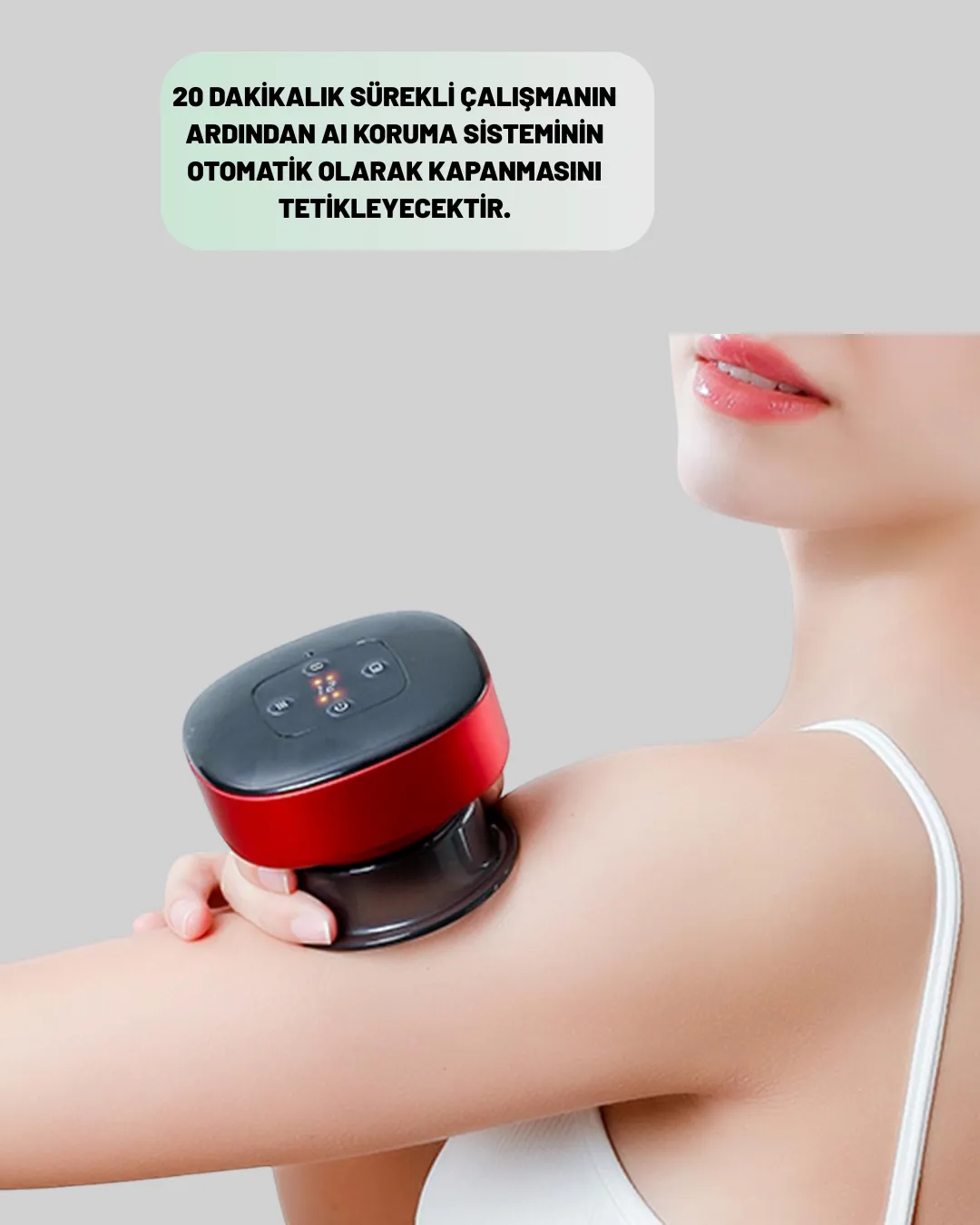 4’ü 1 Arada Elektrikli Çukurluk Masaj Seti Isı Masaj ve Kırmızı Işık