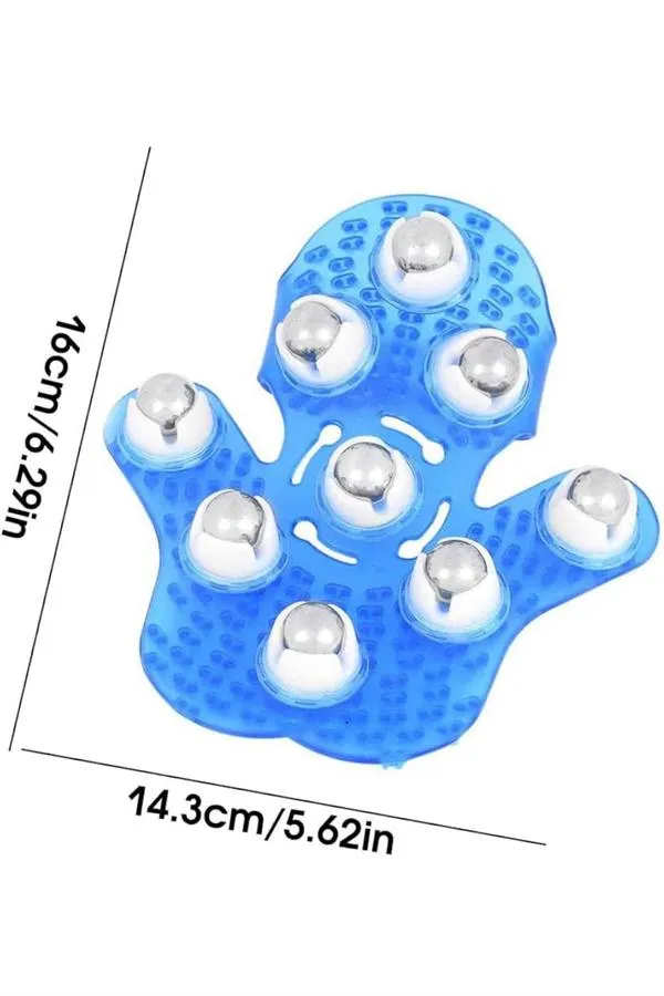Masaj Aleti El Şeklinde Omuz Bacak Bilyeli Masaj Eldiveni El Şekilli