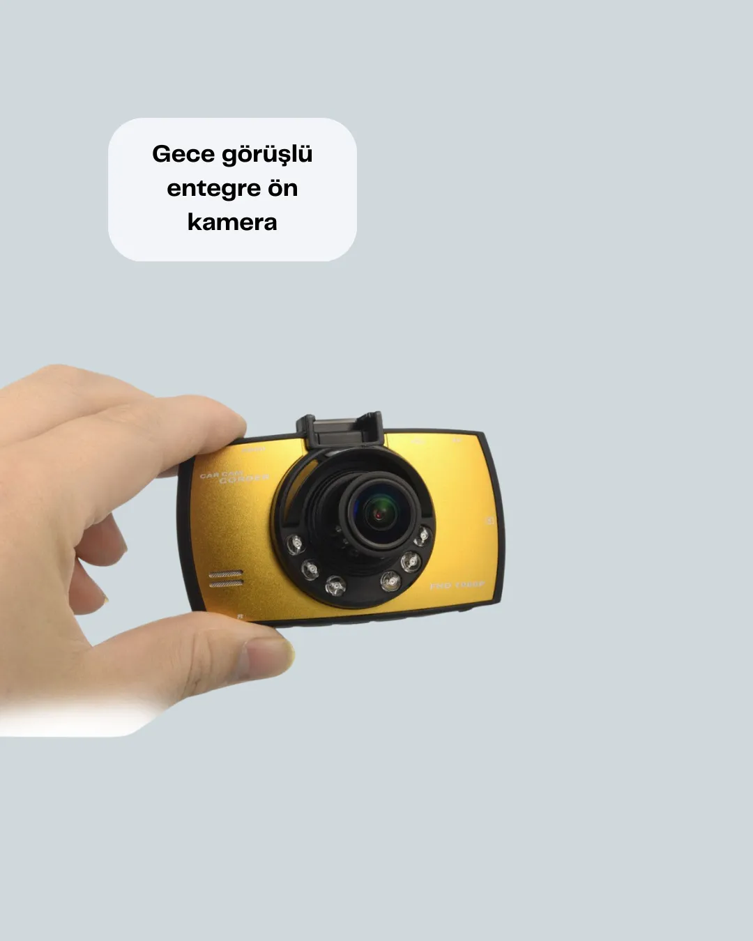 HD Araç Kamerası 2.7 İnç Ekran G Sensor Destekli