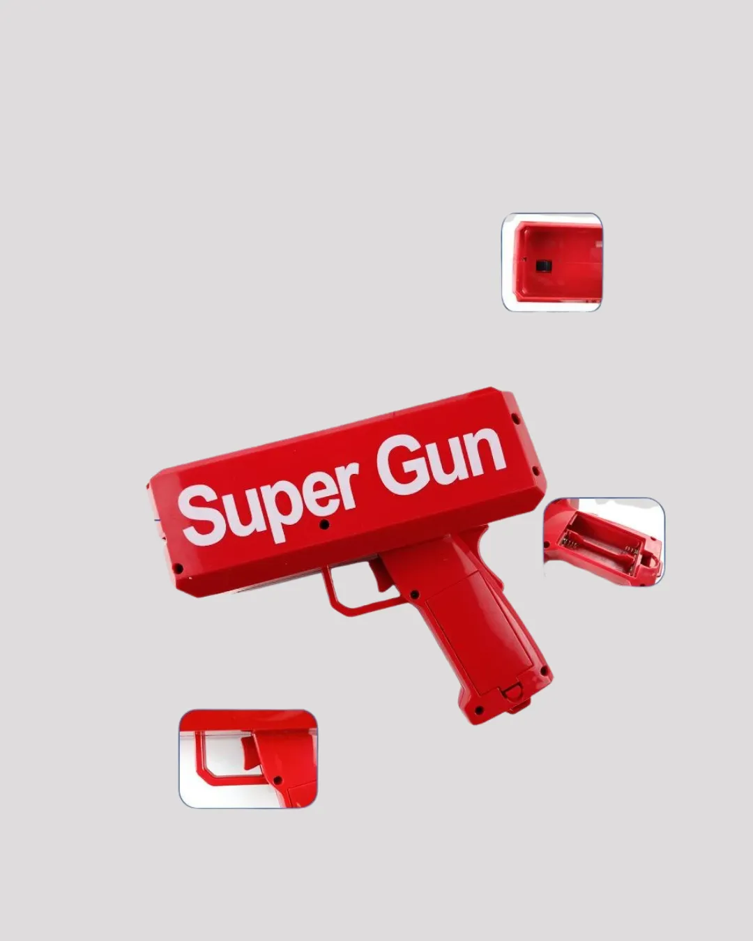 AA Pil ile Çalışan, Kolay Kullanımlı Kâğıt Fırlatıcı Oyuncak