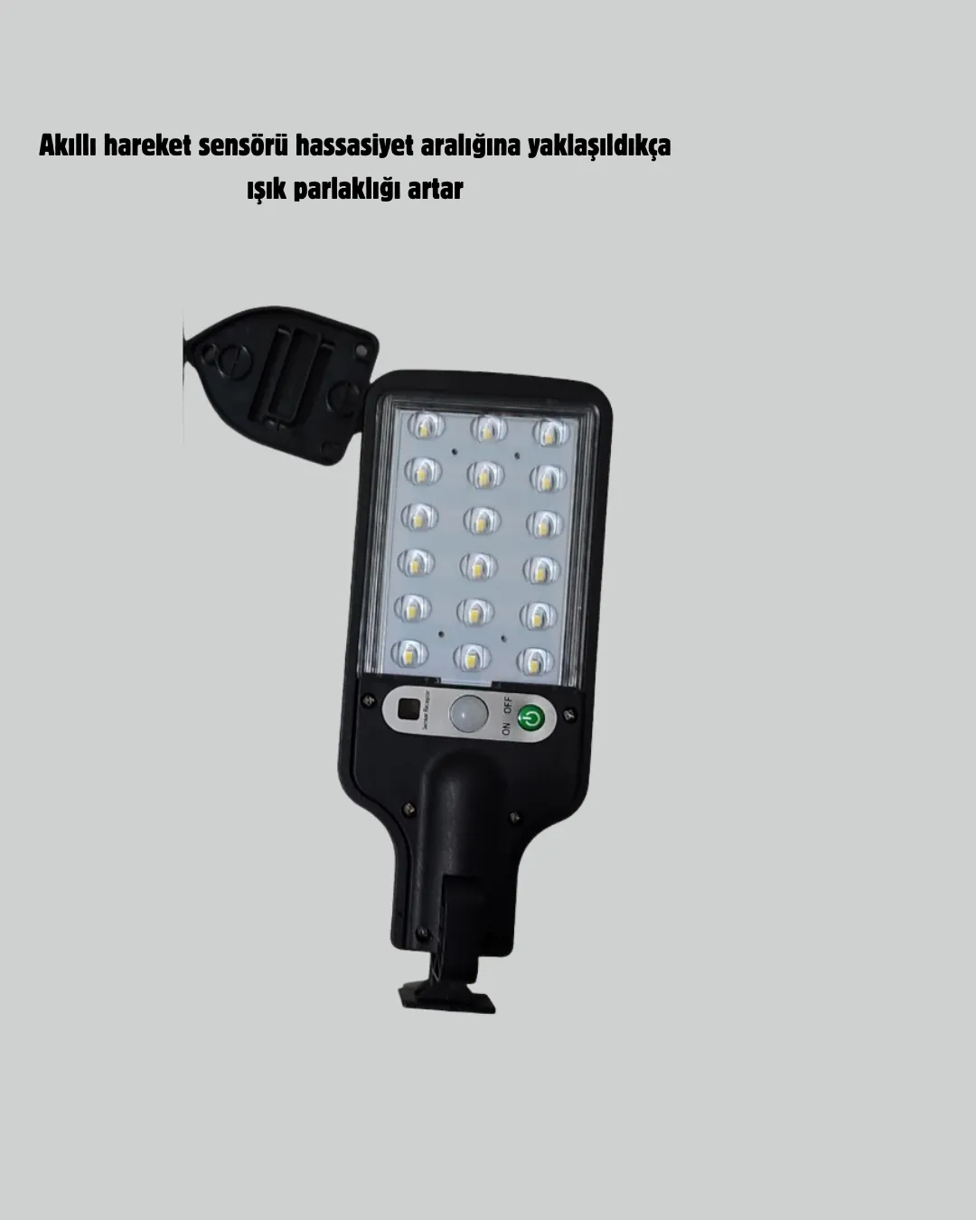 STL616 SENSÖRLÜ SOLAR SOKAK LAMBASI