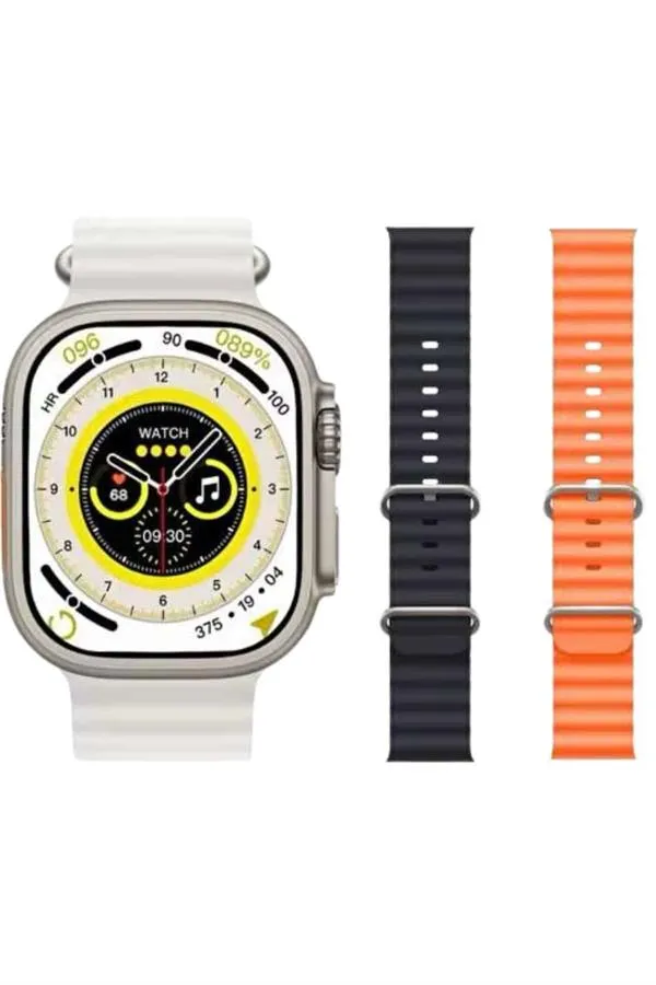 Android ve İOS Uyumlu Uyku ve Sağlık Takibi Yapabilen 3 Kordonlu Akıllı Saat