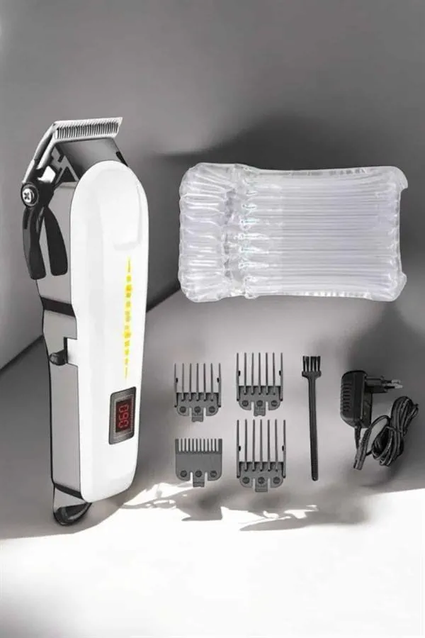 Tıraş Makinesi Profesyonel Saç Ve Sakal Kesme Milim Ayarlı Dijital Göstergeli