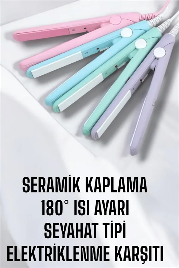 Kompakt ve Hafif: Elektriklenme Karşıtı Mini Saç Düzleştirici