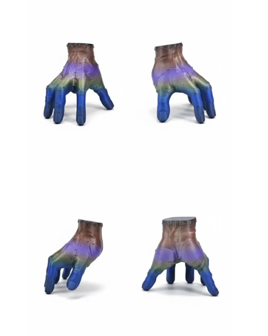 3D Tasarım Rengarenk El Biblo 27x22 cm Özgün ve Şık Aksesuar