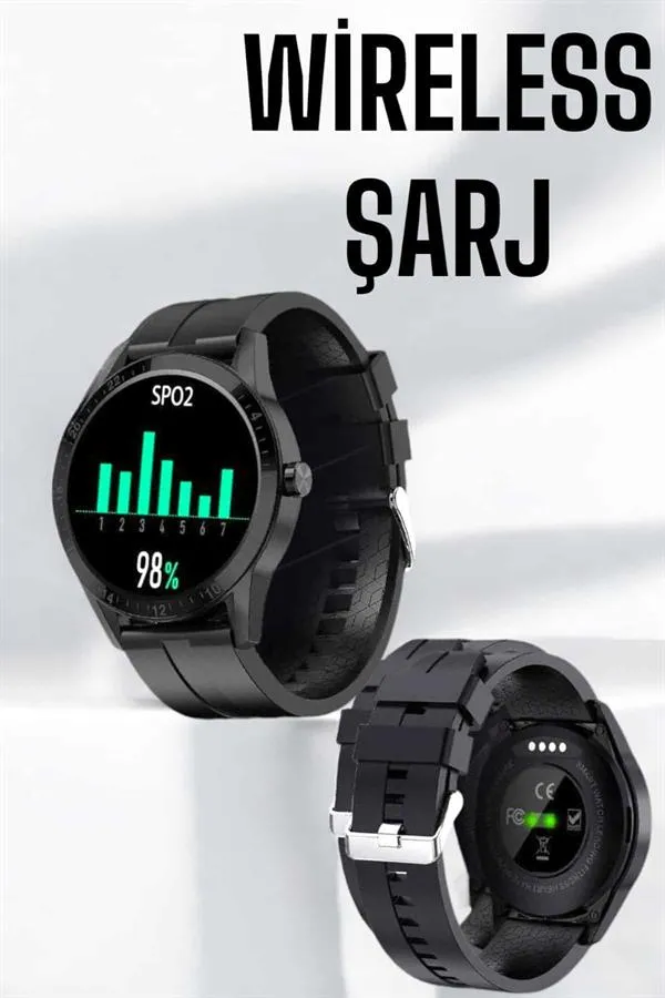 Akıllı Saat Çok Fonksiyonlu Sesli Görüşme NFC Uyumlu Amoled Ekran