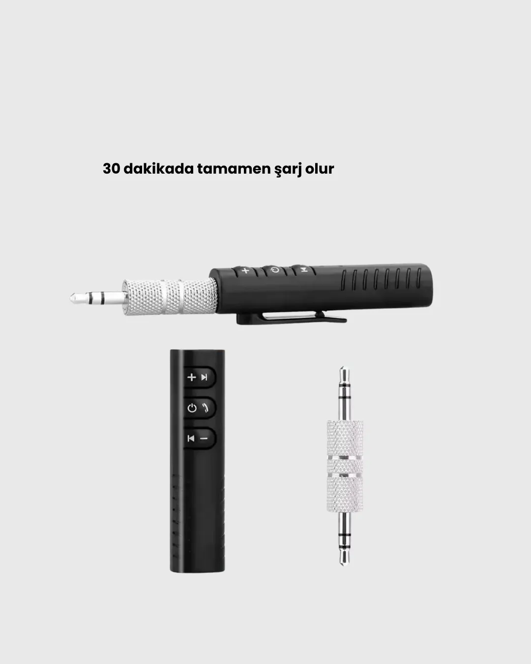 Mini Bluetooth Ses Adaptörü – Hoparlör, Araç Radyosu ve Kulaklık İçin