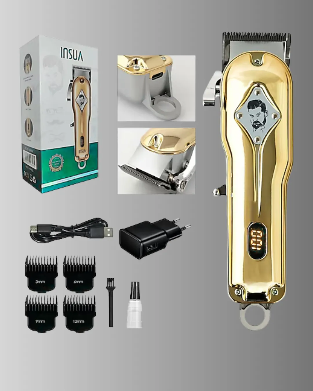 Çok Fonksiyonlu Saç, Sakal ve Vücut İçin Tıraş Makinesi