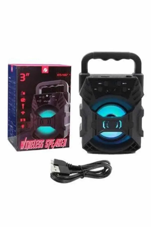 Bluetooth Hoparlör Android ve İOS Uyumlu Ses Bombası USB Girişli Taşınabilir