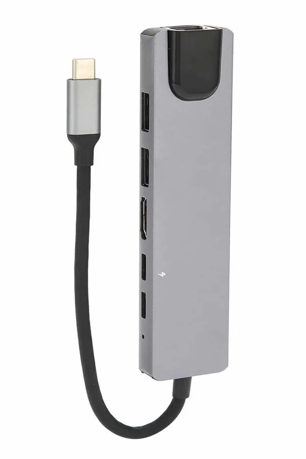 8 Port Çoklayıcı Macbook Ile Uyumlu Çoğaltıcı Type-C dönüştürücü TF SD kart