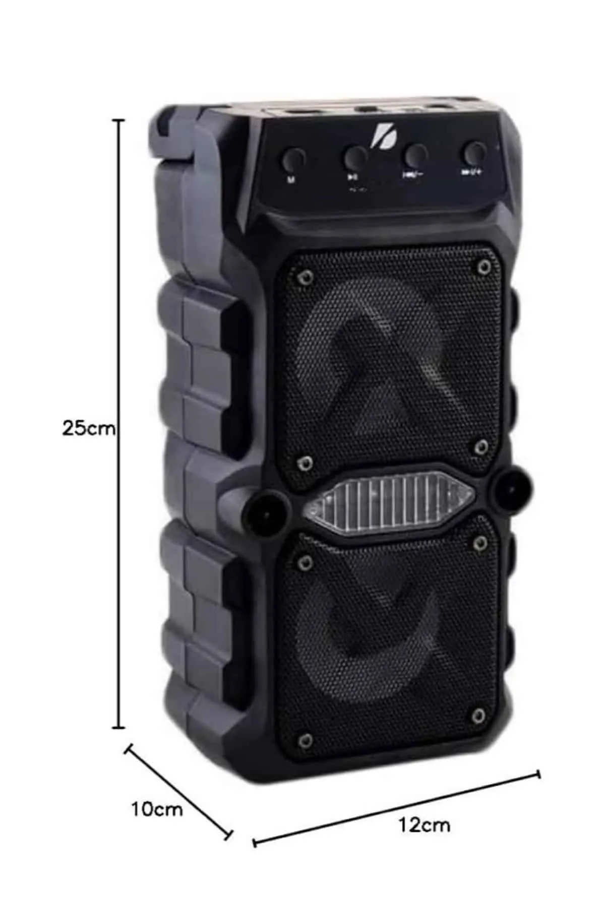 Bluetooth Hoparlör Çift Mikrofonlu Güçlü Ses Kaliteli Kesintisiz Kablosuz