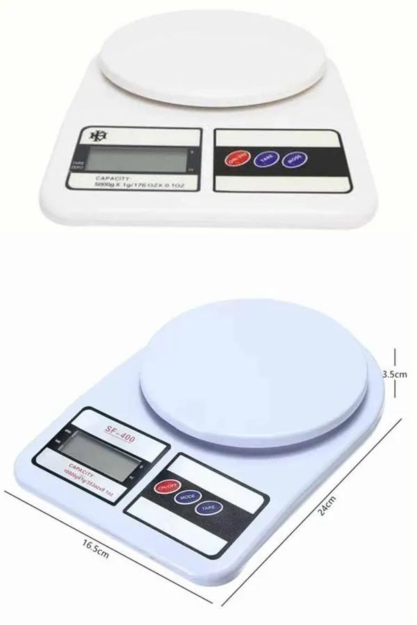 Dijital Hassas 10 Kg Mutfak terazisi tartısı LCD Ekran Mutfak Tartısı