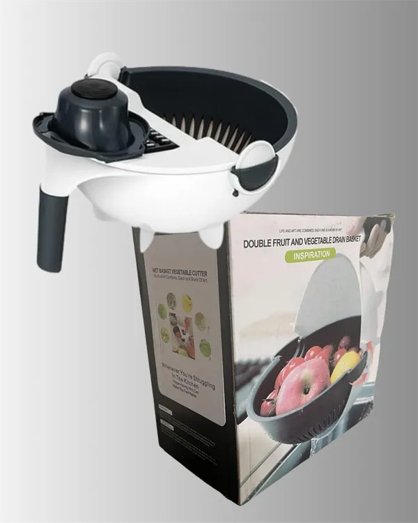 Süzgeçli Hazneye Sahip Çok Amaçlı Rende ve Dilimleyici