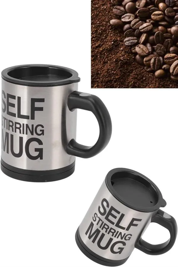 Karıştırıcı Özellikli Mikser Kupa Bardak Termos Bardak