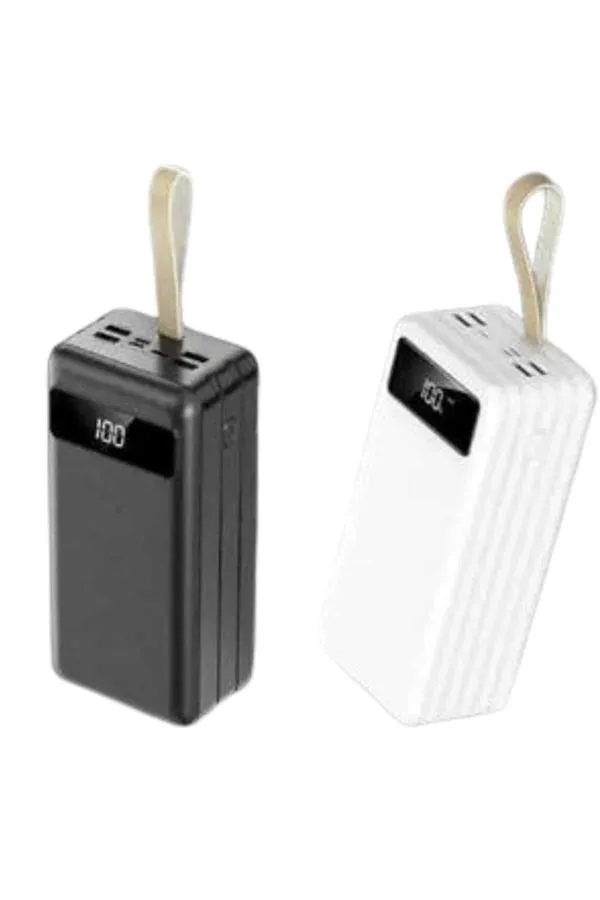 Hızlı Şarj 4 Çıkışlı Powerbank 60.000 Mah Taşınabilir Dijital Göstergeli