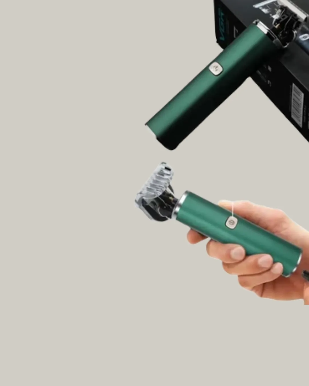 Koyu Yeşil Profesyonel Metal Gövdeli Saç Kesme Makinesi