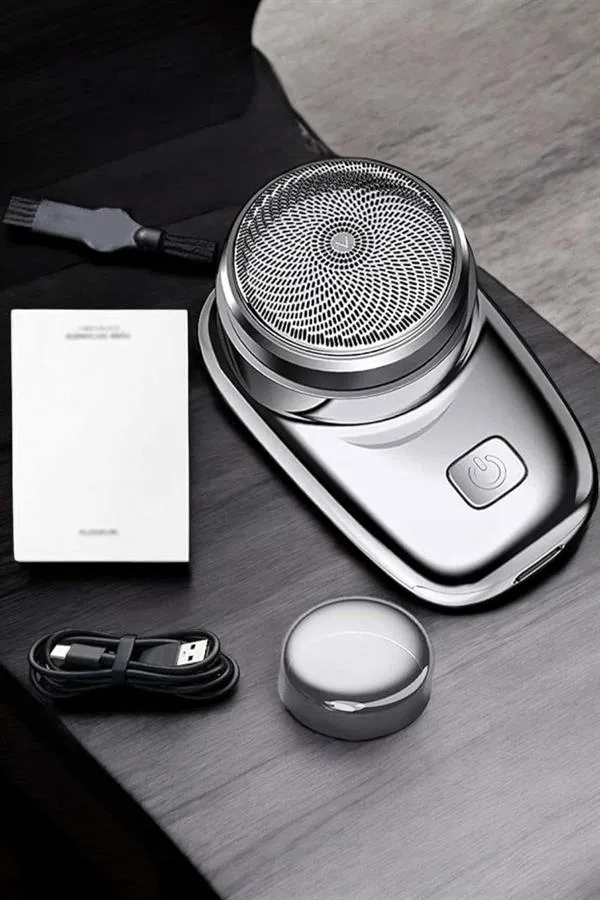 Seyahat Tipi Tıraş Makinesi Taşınabilir Kablosuz Mini Paslanmaz Çelik