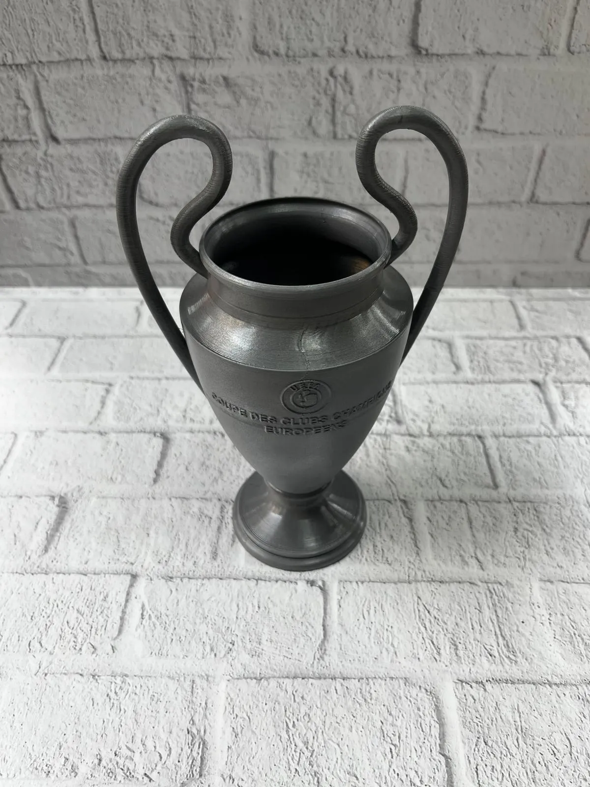 Füme Kupa 25cm UEFA Model Dekoratif Ödül Biblosu