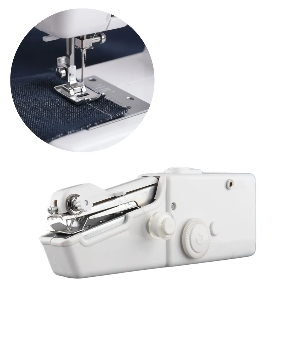 Ev ve Seyahat İçin Mini El Dikiş Makinesi Kolay Kullanım