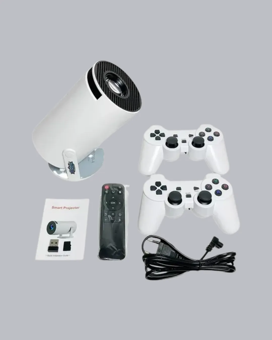 4K Wi-Fi 6 Projeksiyon Cihazı – 10.000+ Oyun Desteği, Kablosuz Bağlantı ve Çoklu Giriş Portları