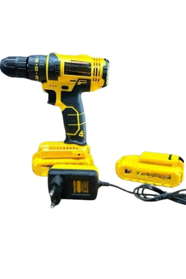 Matkap Seti 24 Parça Çift Bataryalı Darbeli Led Işıklı Vidalama