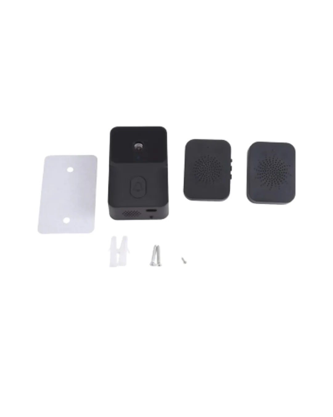 ŞARJLI KAMERALI KAPI ZİLİ SİYAH