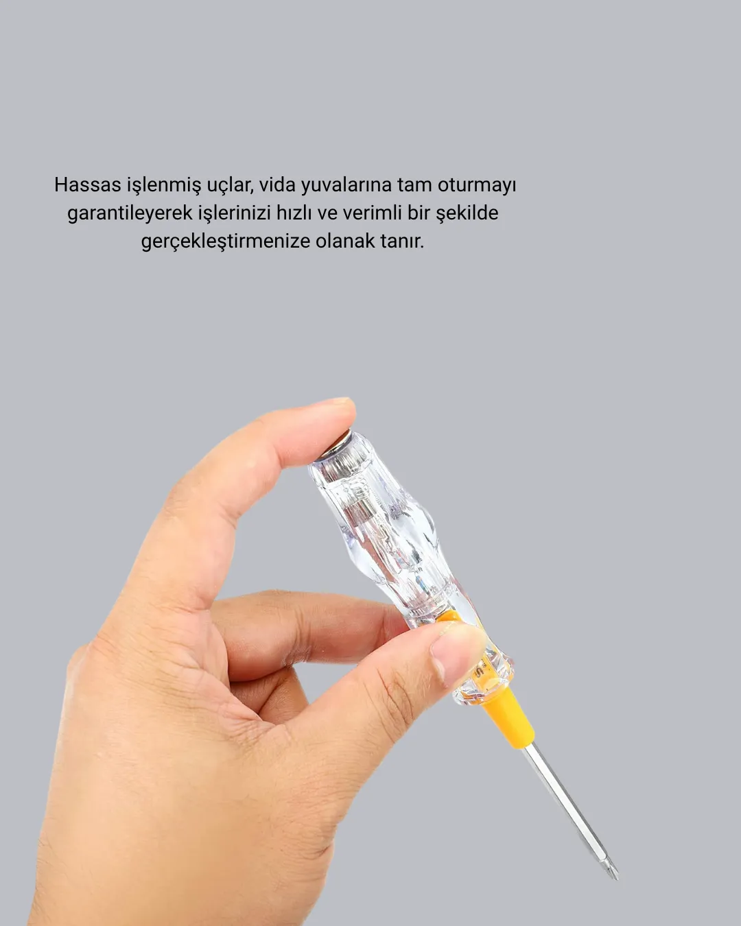 110-220V Elektrik Test Kalemi Korozyona Dayanıklı Nikel Kaplamalı