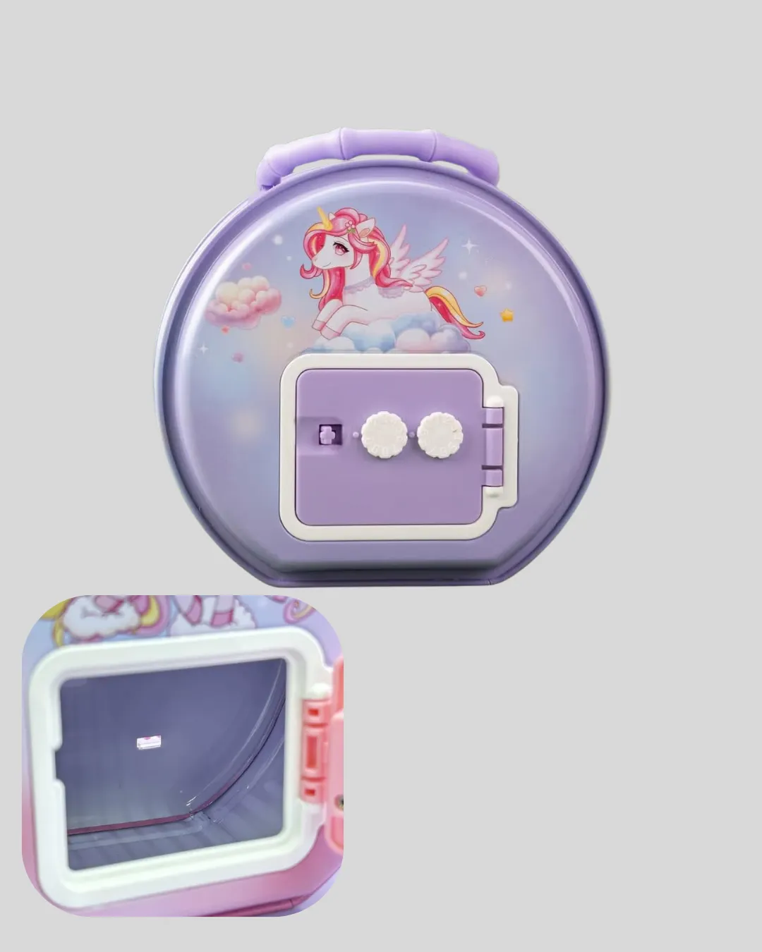 Şifreli Mini Çocuk Kasası Metal Gövde Güvenli Saklama