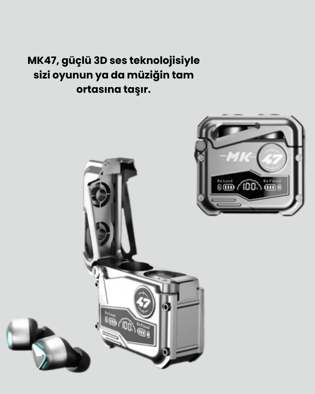 Hızlı Şarj Edilebilen Kablosuz Kulaklık – Uzun Süreli Kullanım için Tasarlandı