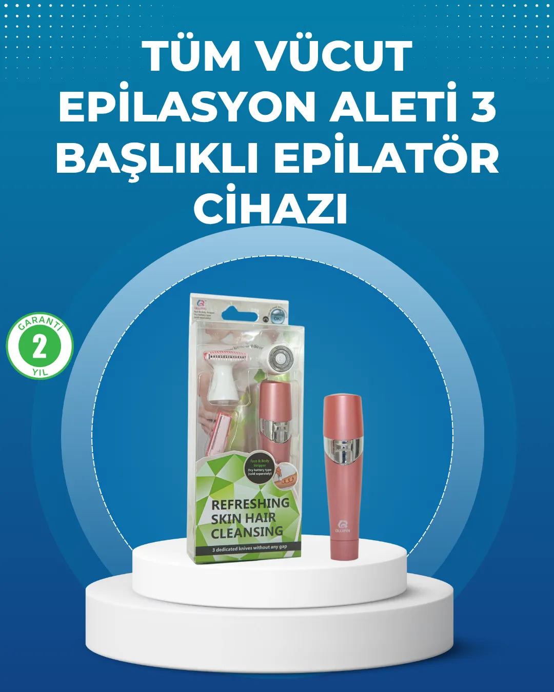 Pembe Epilasyon Cihazı – Acısız Tüy Temizliği