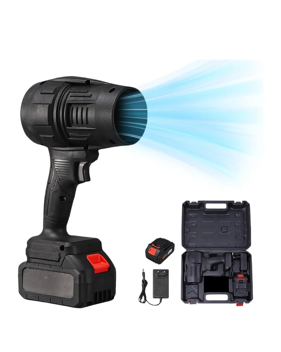 Şarjlı Hava Üfleyici Güçlü Motorlu Çok Amaçlı Temizlik Makinesi