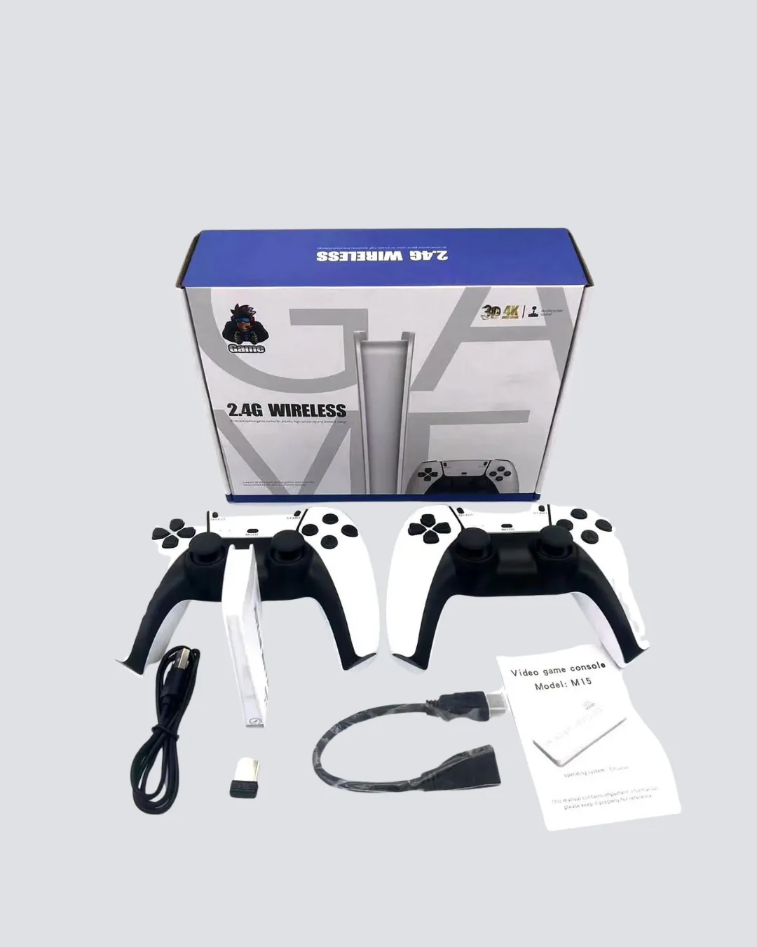 20.000 Yüklü Oyunlu Kablosuz Retro Oyun Konsolu 4K Destekli