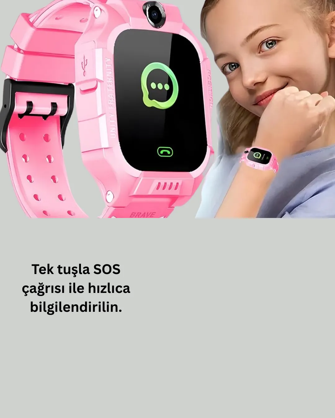 S10 Akıllı Çocuk Saati Çift Yönlü Konuşma ve SOS Fonksiyonu