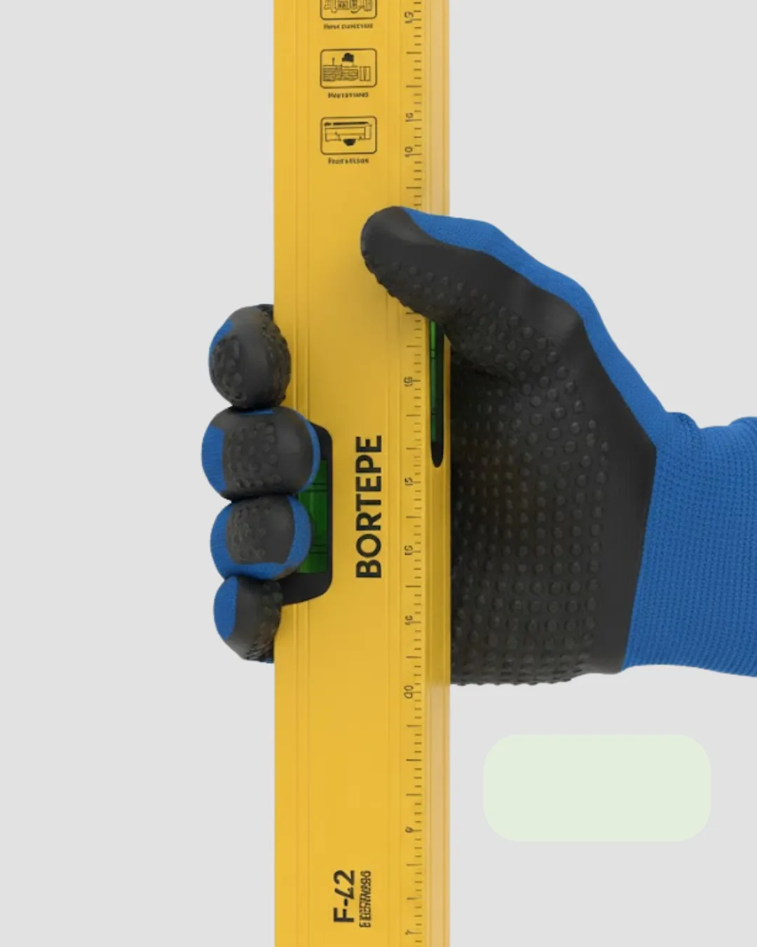 Dayanıklı Plastik Gövdeli 600 mm Su Terazisi