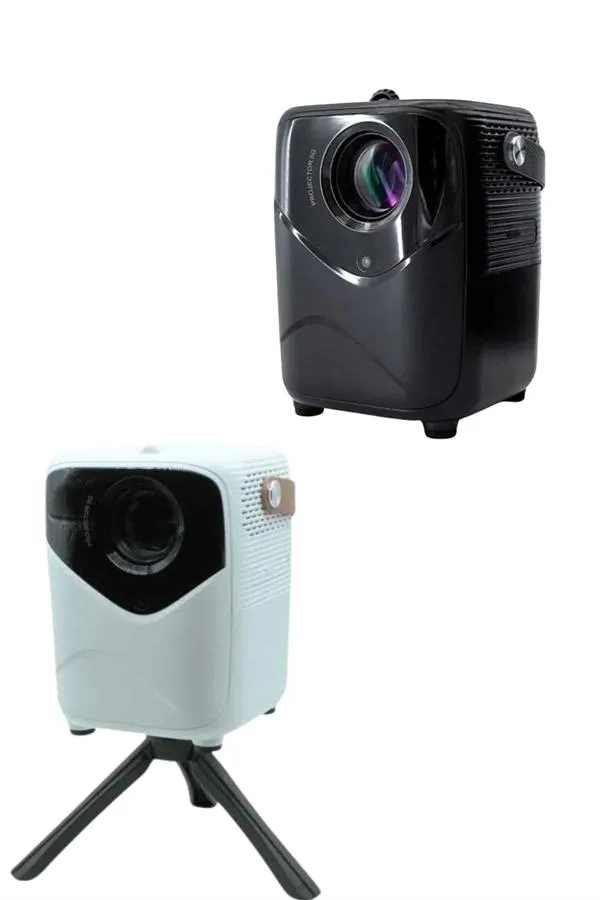 Projeksiyon Ev Sineması Bluetooth 4k HD Kaliteli Görüntü Kumandalı