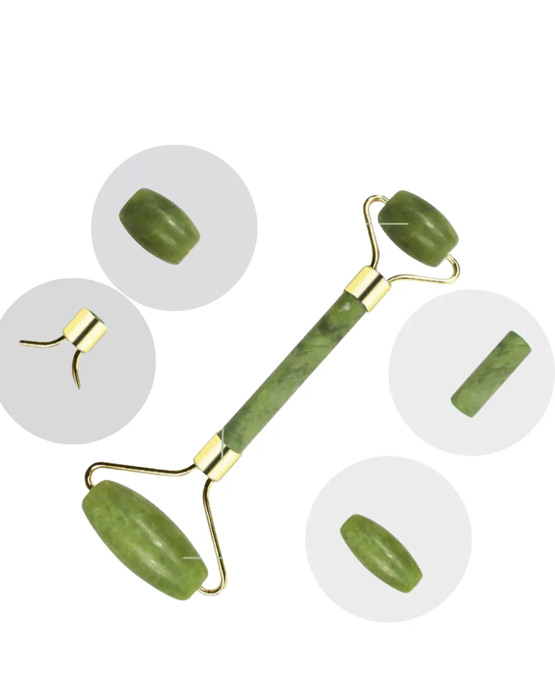 Yüz Masaj Aleti Roller ve Gua Sha 2li Set