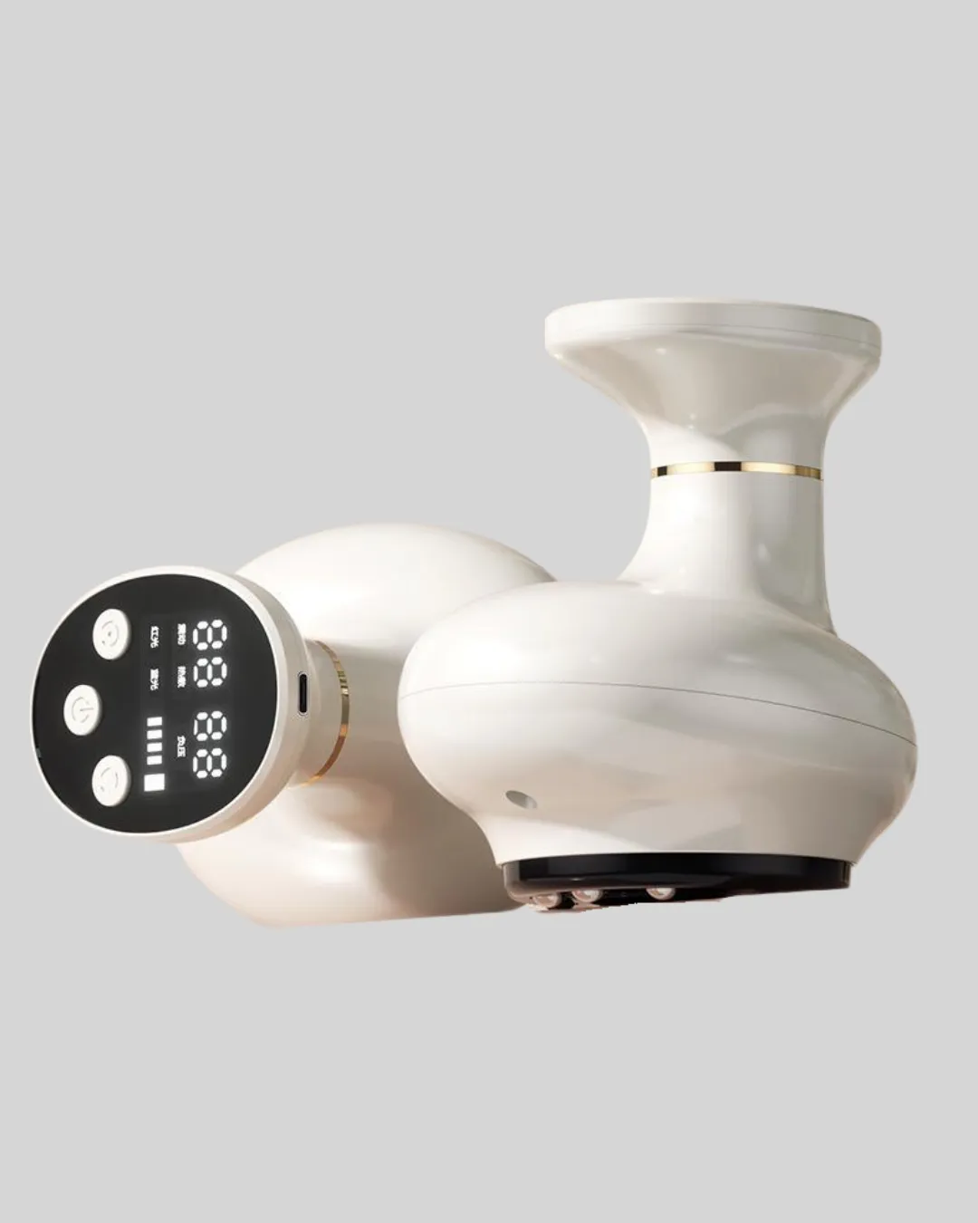 3’ü 1 Arada Şarjlı Masaj Cihazı Kupa Terapisi Sıcak Kompres Gua Sha