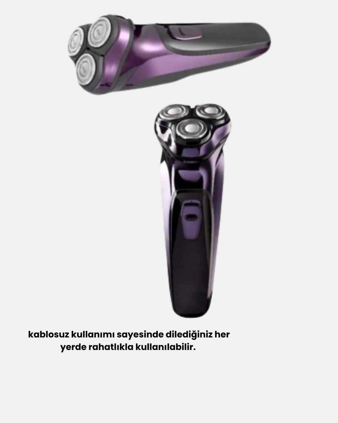 Şarjlı Saç ve Sakal Tıraş Makinesi Kablosuz Kompakt Tasarımlı