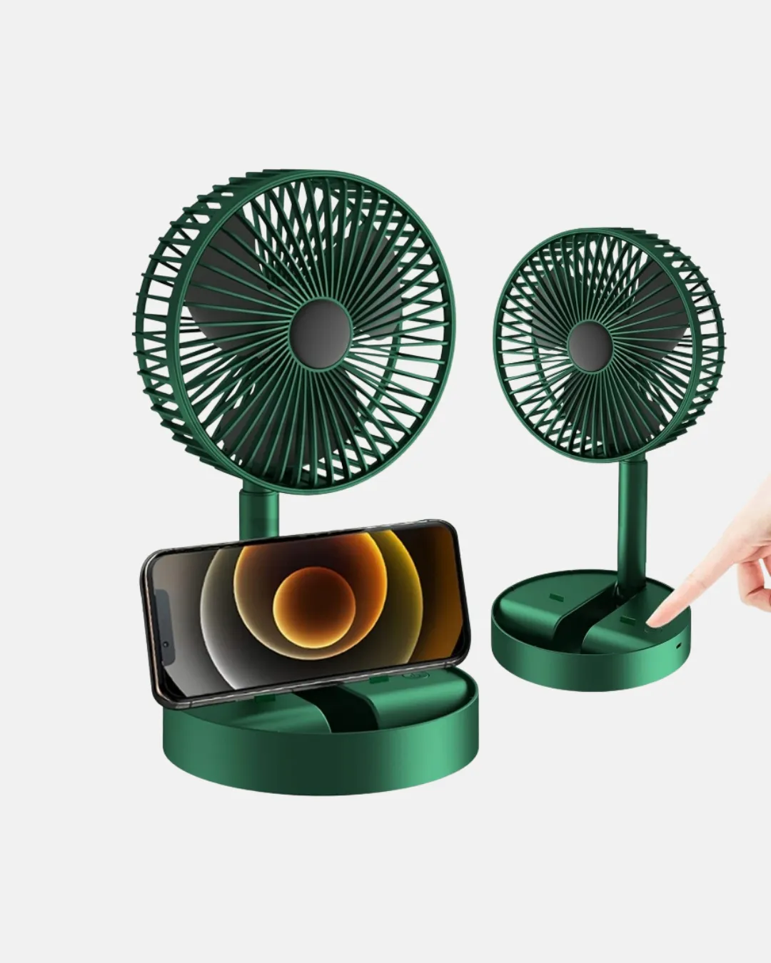 Taşınabilir Katlanabilir Mini Fan 3 Kademeli Şarj Edilebilir