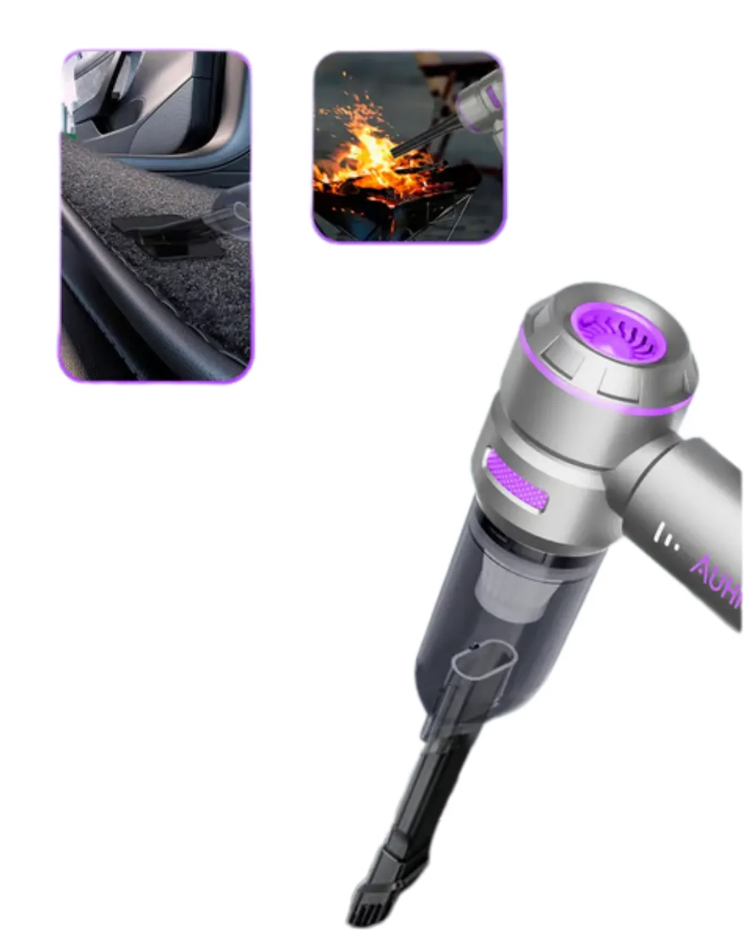 Şarjlı Mini El Süpürgesi Üfleme ve Vakum Özellikli