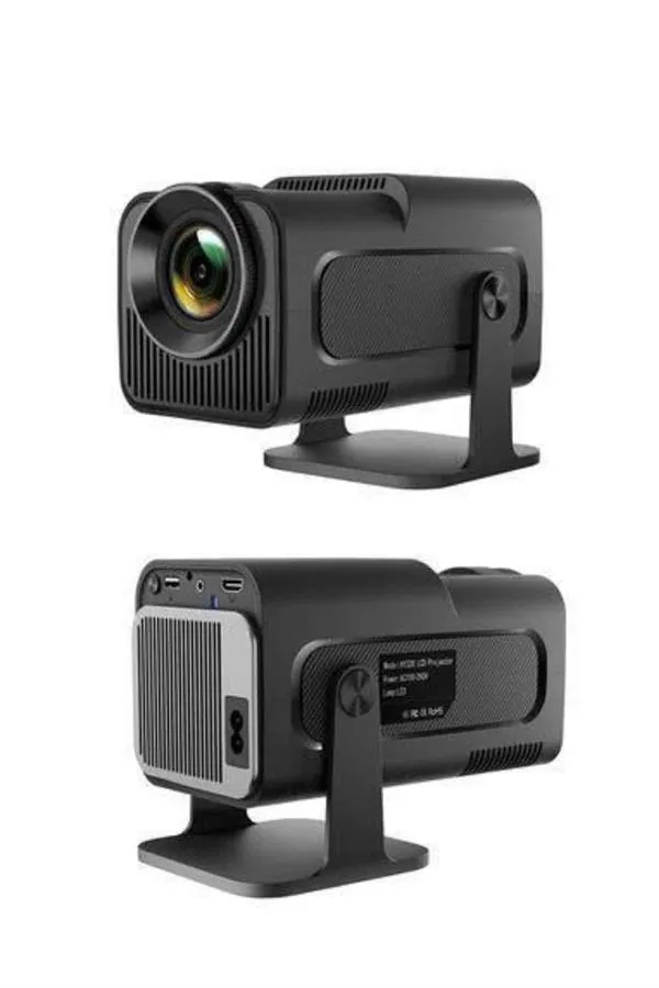 Projektör Siyah Android Taşınabilir Sinema Projeksiyon Wifi Destekli En Güncel Sürüm Akıllı