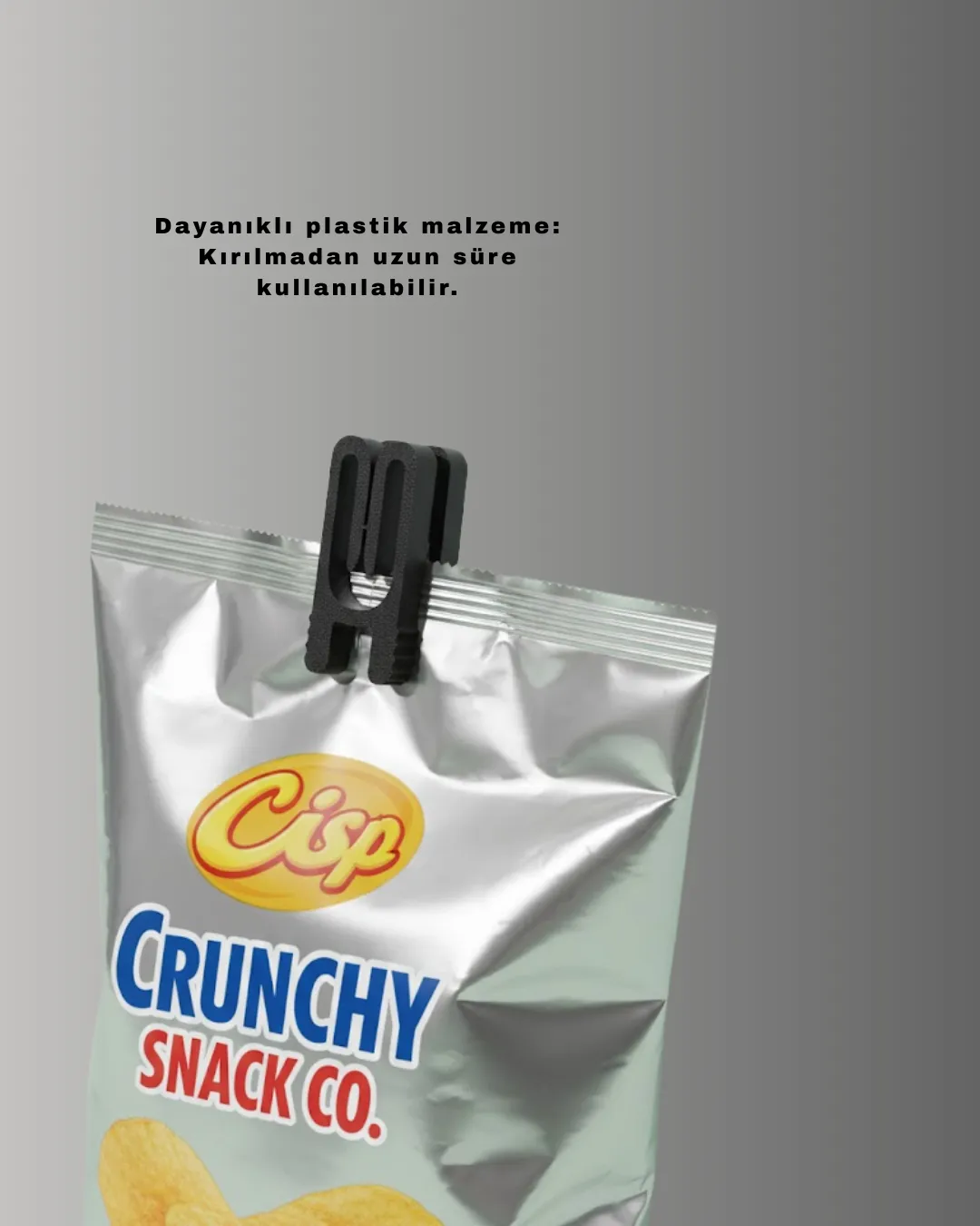 Cips Kahve ve Bakliyat İçin Poşet Kapatma Mandalı 10’lu