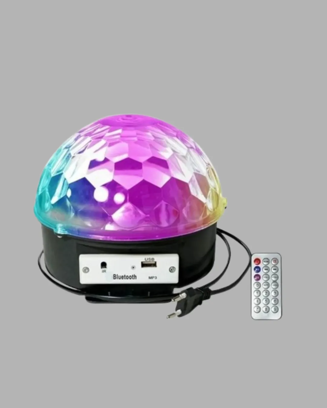 RGB LED Disko Topu Projektör – Ev Partileri, Doğum Günleri ve Eğlence İçin Işık Şovu