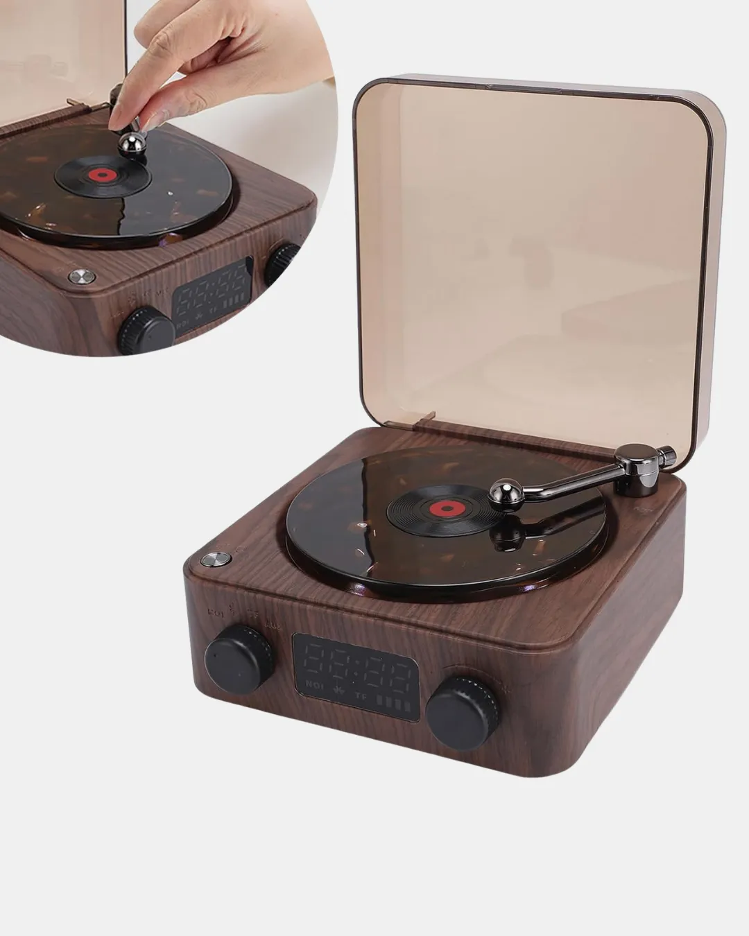 GRAMAFON SPEAKER KAHVERENGİ