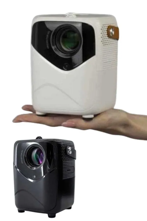 HD Ayaklı Portatif Projeksiyon Cihazı Bluetooth Wifi Akıllı Android İşlemcili