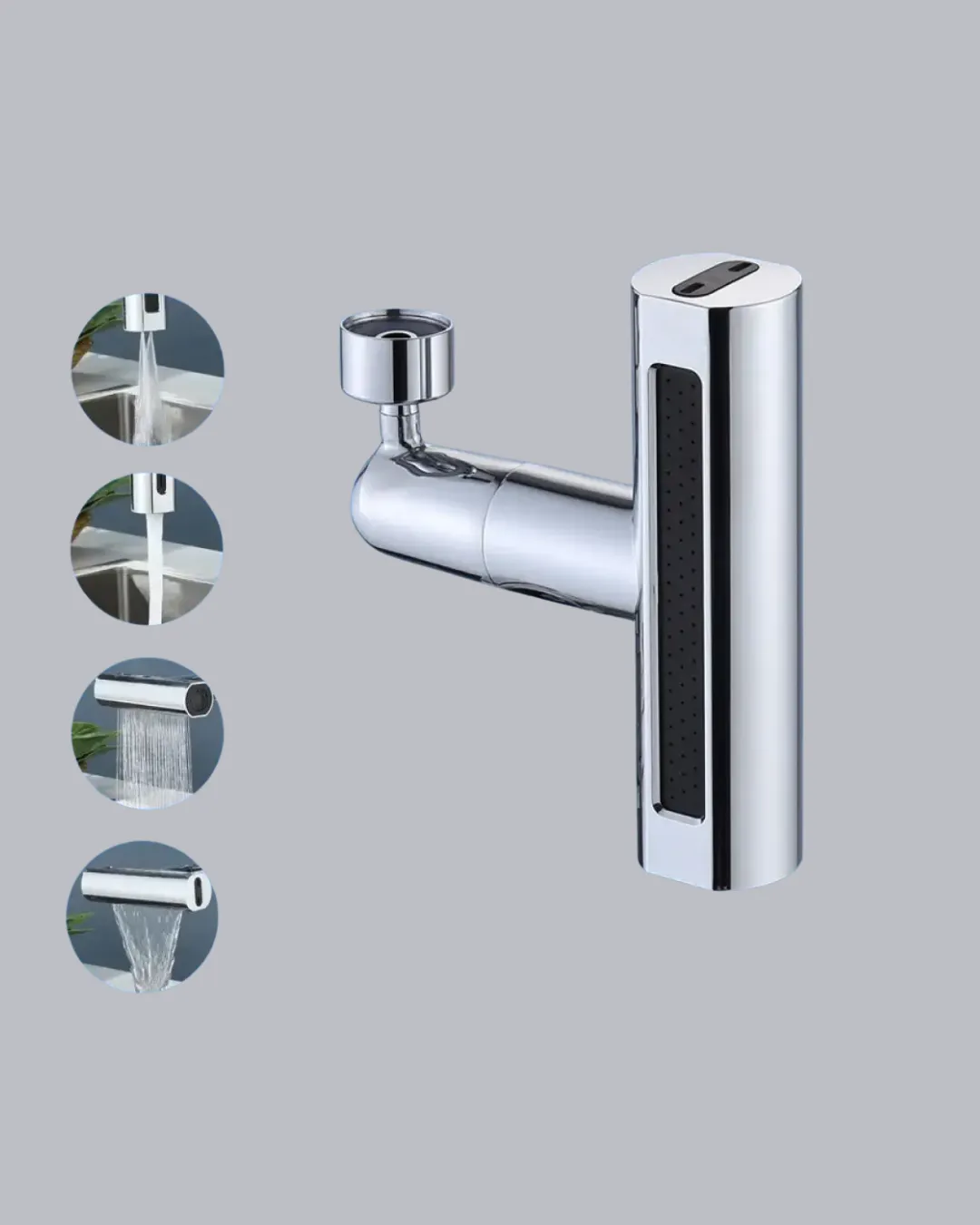 ABS Pirinç Alaşımlı Musluk Başlığı 4 Modlu 360° Dönebilen ve Ekonomik