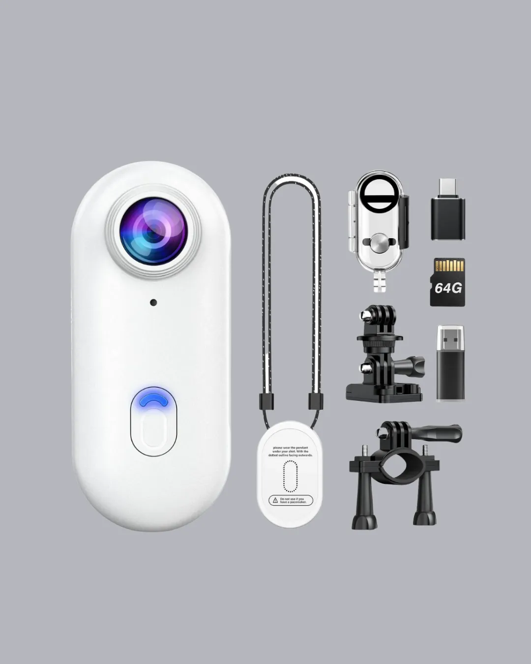 1080P Full HD Spor Kamerası 360° Klips ve WiFi Özellikli