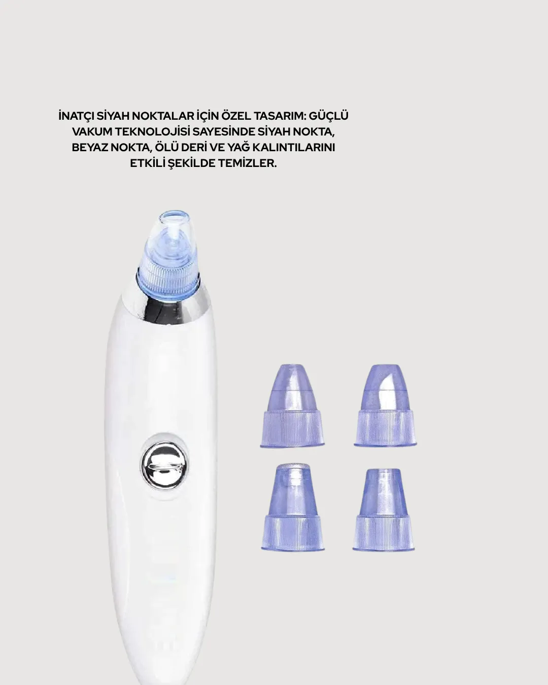 Mikro Kristal Başlıklı Siyah Nokta Temizleme Cihazı – Vakum Gücüyle Gözenek Sıkılaştırıcı