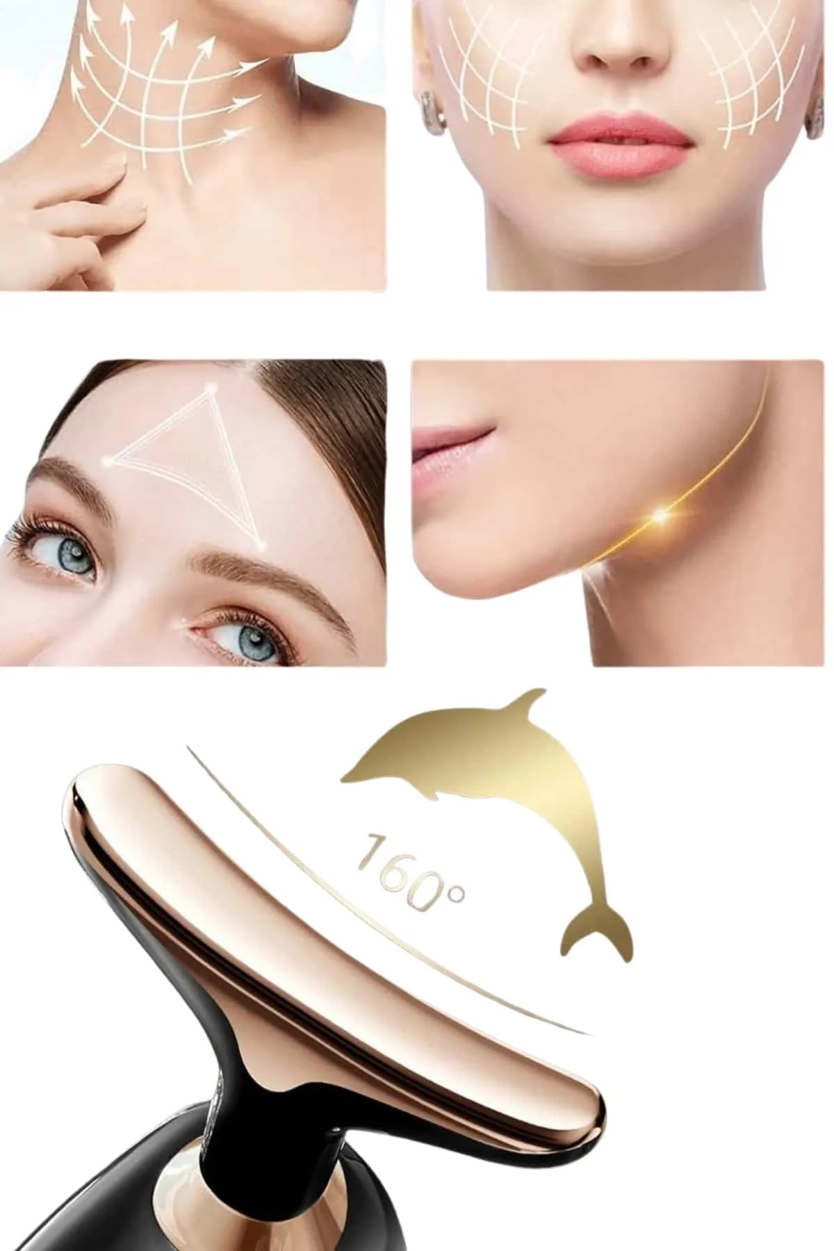 Yüz Masaj Aleti Pilli Cilt Bakım Cilt Sıkılaştırma Derinlemesine Temizler