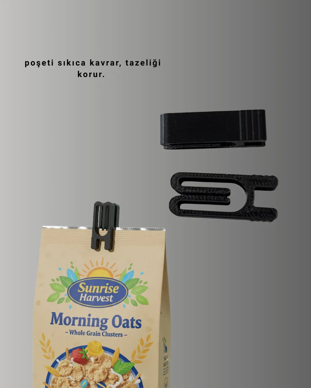 Cips Kahve ve Bakliyat İçin Poşet Kapatma Mandalı 10’lu